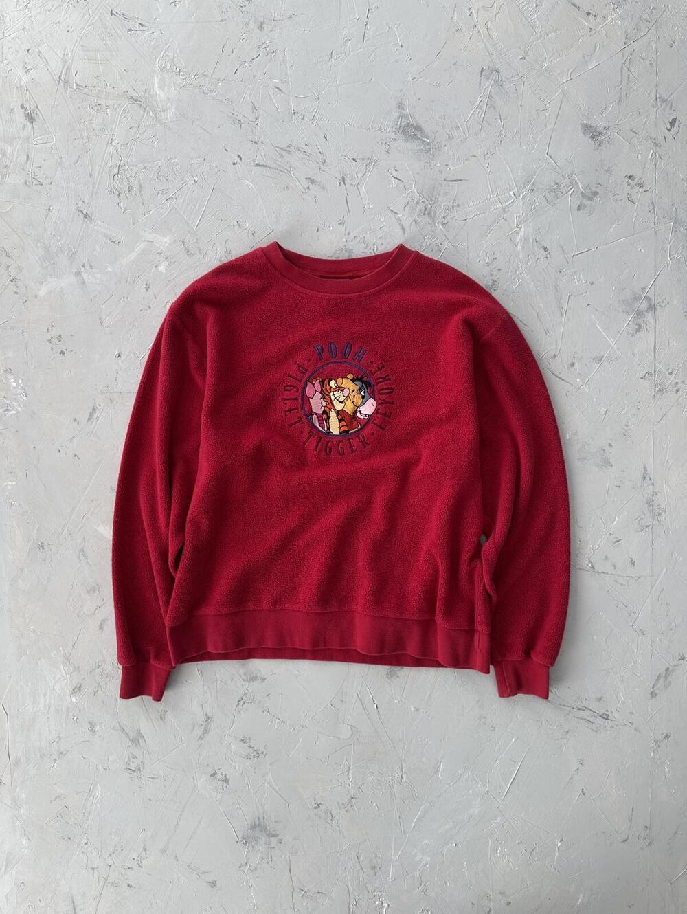 Vintage 90's Disney Piget Tiger Pooh Eeyore Embroidered Crewneck
